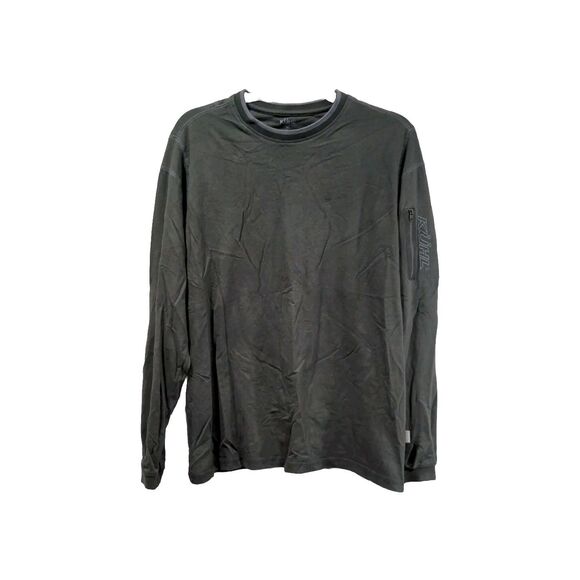 Kuhl Mens Wildfibre LS Pullover Shirt Size M Green Organic Cotton Hiking Outdoor - Picture 1 of 14
